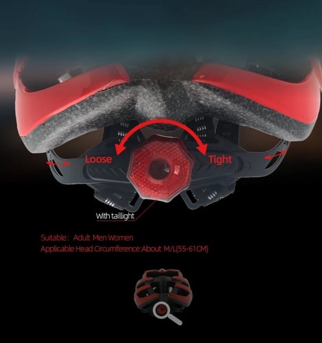 خوذة انارة خلفية