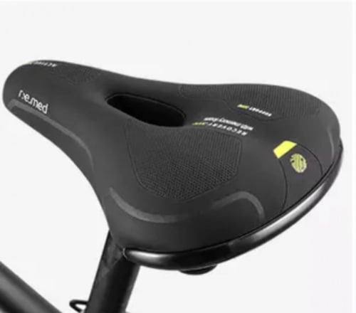 كرسي دراجة مريح ميموري فوم مع فتحة تهوية