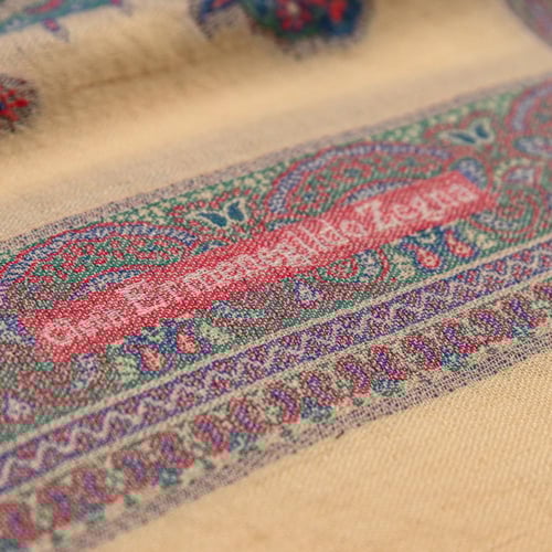 شال Ermenegildo Zegna صوف الفيكونيا فاخر