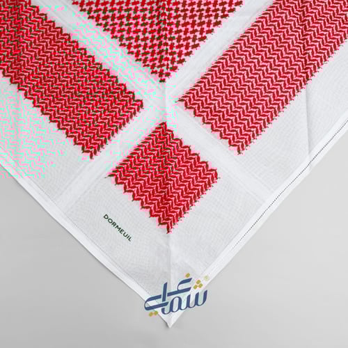 شماغ DORMEUIL الاحمر المميز الايطالي