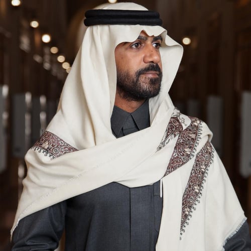 شال العربي صوف كشميري C4