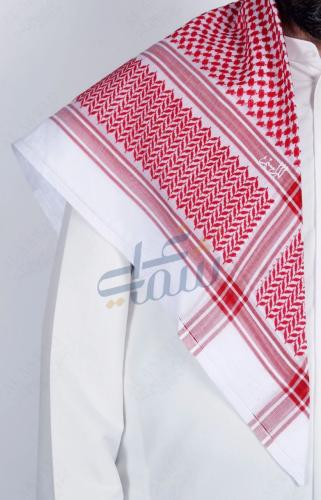 شماغ المراسيم احمر غامق كلاسيك