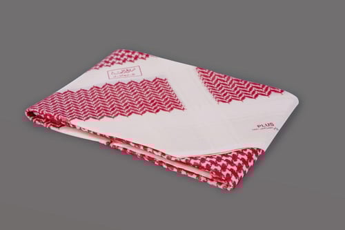 شماغ البسام بلس احمر بيج