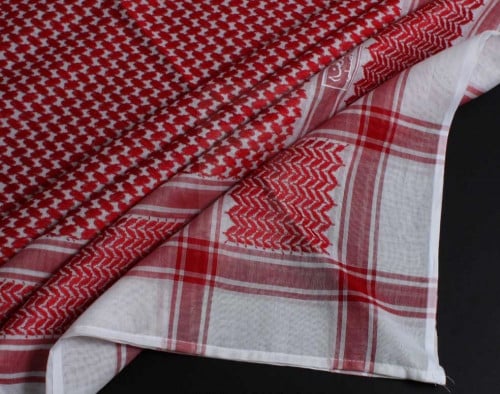 شماغ البسام بريز احمر غامق