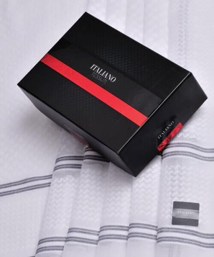 شماغ تيسوتي ابيض ST1W1