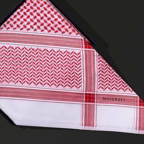 شماغ مازيراتي الايطالي أحمر 2