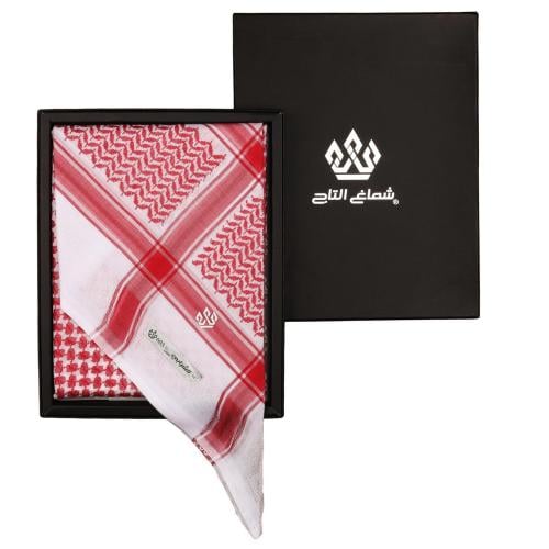 شماغ التاج الشبابي احمر شلش 2026