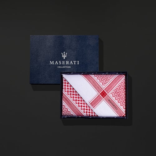 شماغ مازيراتي الايطالي أحمر 2