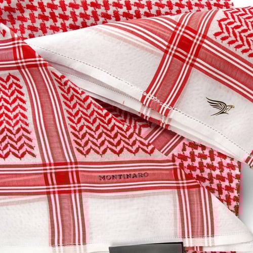 شماغ احمر MONTINARO الأيطالي الجديد