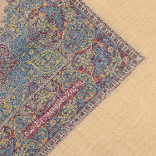 شال Ermenegildo Zegna صوف الفيكونيا فاخر