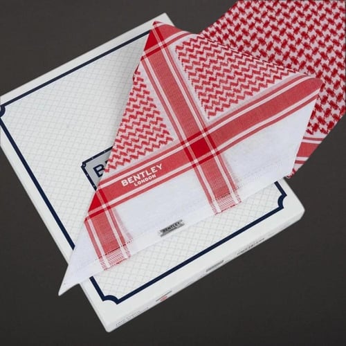 شماغ بنتلي أحمر B8