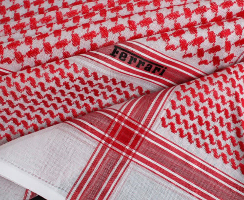 شماغ فيراري أحمر الإيطالي الفاخرFER-R-1