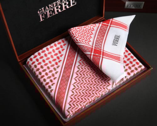 شماغ جيانفرانكو فيري GI أحمر الفاخر Platinum2