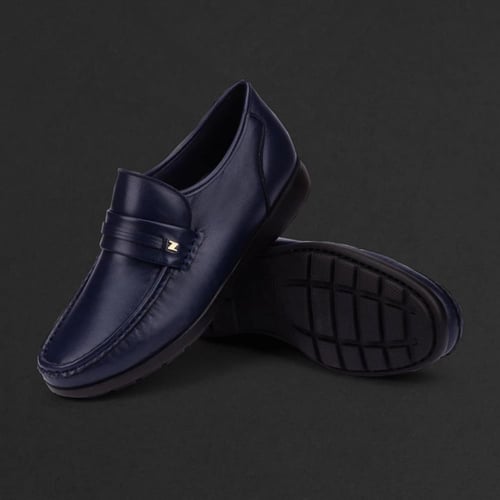 حذاء لوفر نقوة كحلي