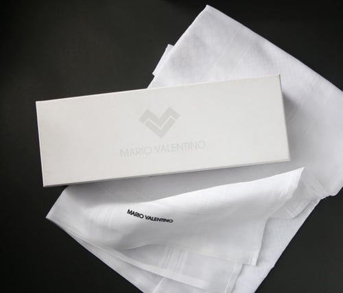 شماغ ماريو فالنتينو ابيض SVVO1