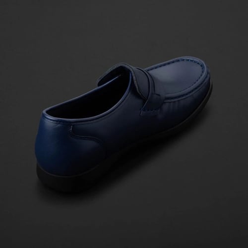 حذاء لوفر نقوة كحلي