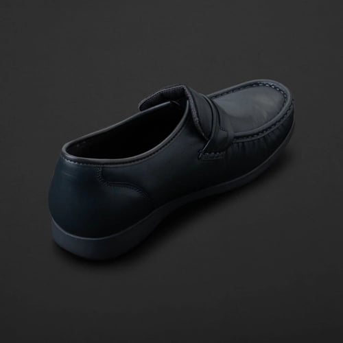 حذاء لوفر نقوة رصاصي غامق