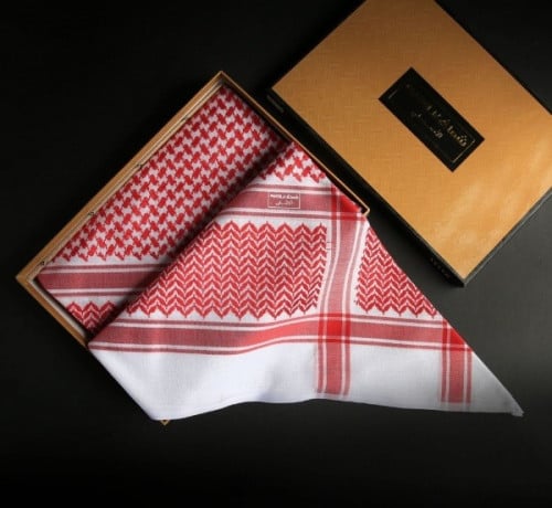 شماغ بروجيه كلاسيك احمر كلاسيك