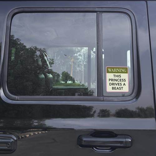 Princess drive beast Sticker