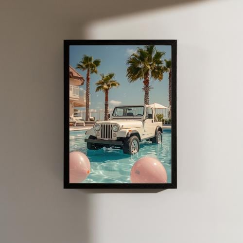Jeep Canvas Wall Art-11