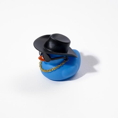 "Cowboy Duck " Blue