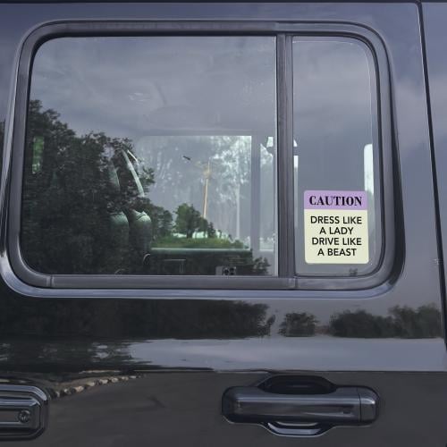 Dress like Lady Sticker