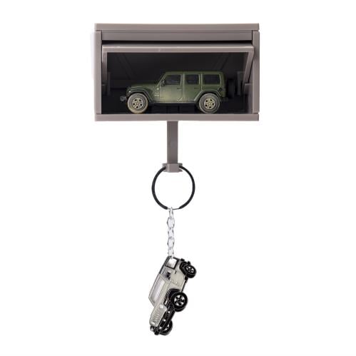 Grey garage key Holder
