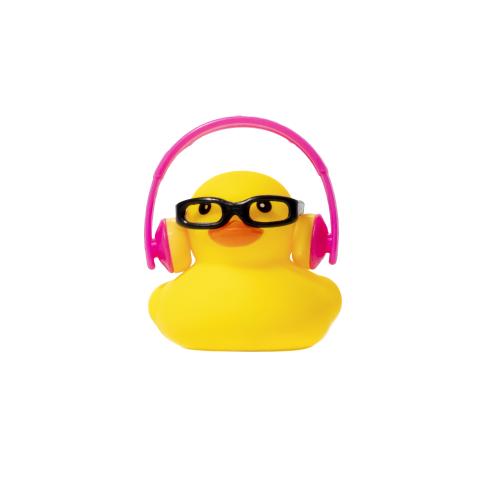 "Headphone Duck " Yellow
