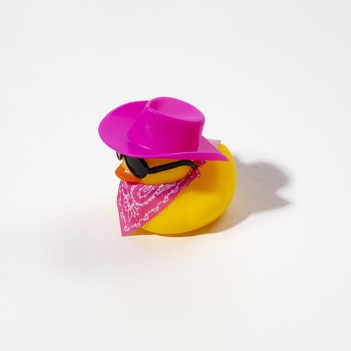 "Cowboy Duck " Yellow