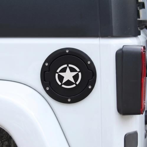 Fuel tank cap with logo for JK