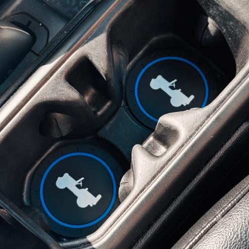 Cup Coasters Willys Blue