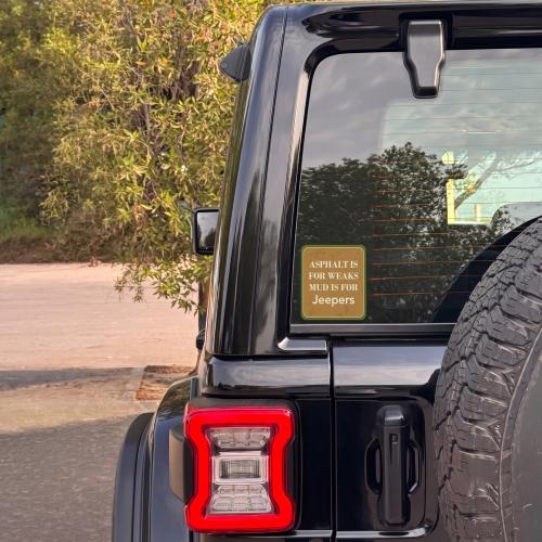 Asphalt for weak Sticker