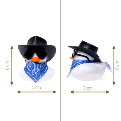 "Cowboy Duck " White