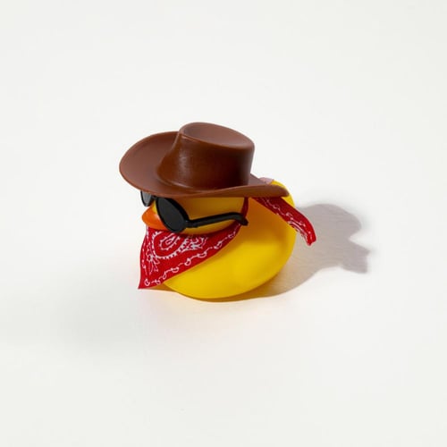 "Cowboy Duck " Yellow