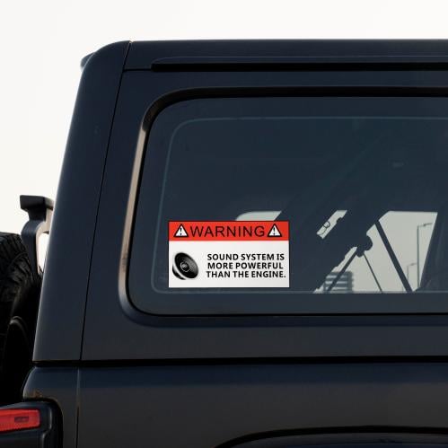 Sound System Sticker