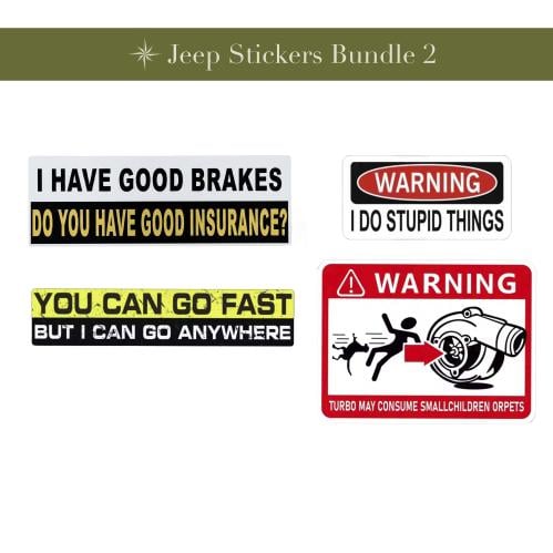 Jeep Stickers Bundle 2