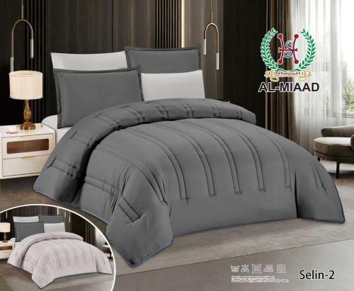 Summer single and a half bedspread in plain colors consisting of 4 pieces