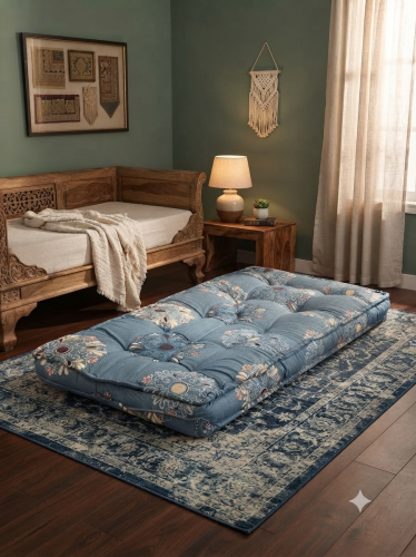 Comfortable cotton mat for the back for the elderly and guests
