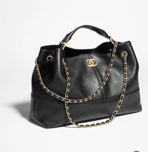 Large black Chanel bag