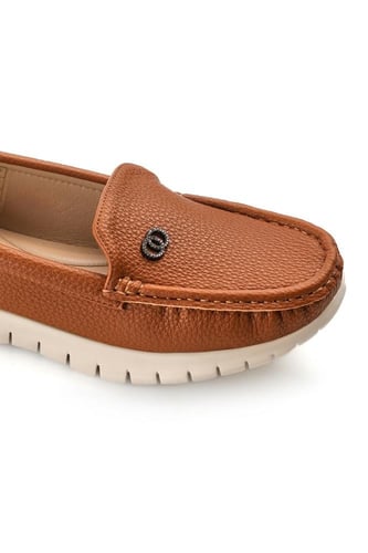 حذاء فلات كاجوال طبي كعب متوسط مزود بقطعة معدنية أ...