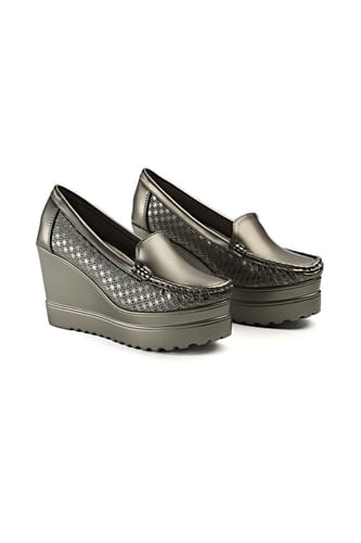 حذاء كعب عالي طبي سابو بلمعة مغلق من الخلف بجوانب...