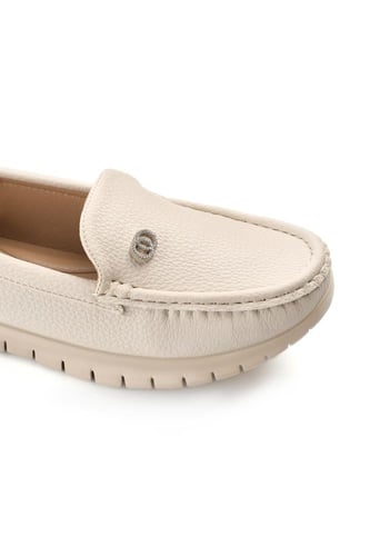 حذاء فلات كاجوال طبي كعب متوسط مزود بقطعة معدنية أ...