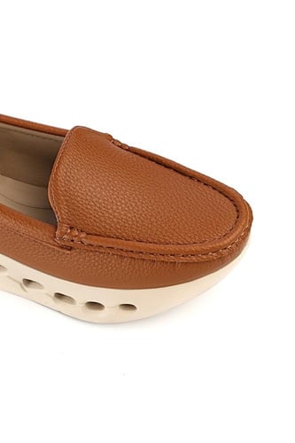 حذاء فلات كاجوال طبي كعب متوسط سادة ونعل مطاطي مع...