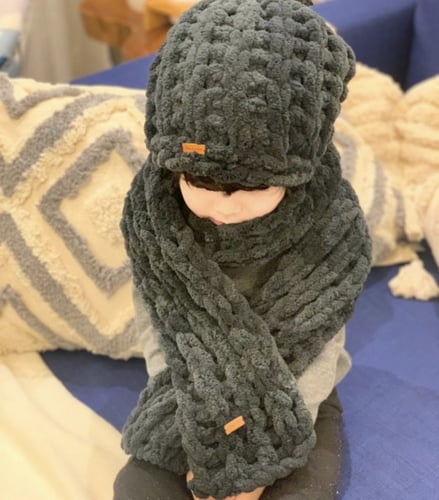 آيس كاب + سكارف بصناعة يدوية