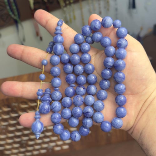 مسباح ازرق و تعريق