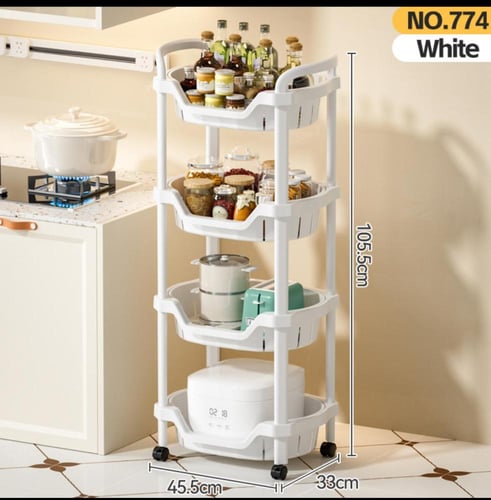 رف تخزين اربعة دور