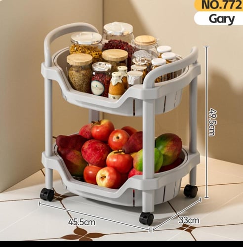 رف تخزين اثنين دور