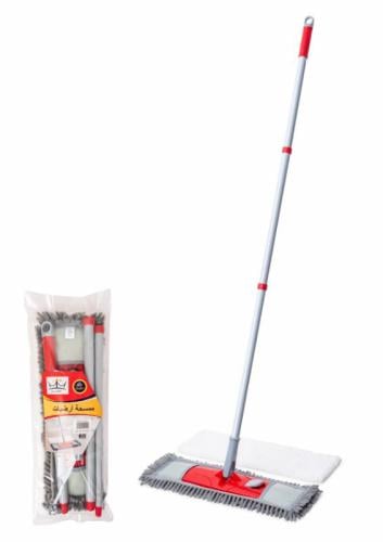 ممسحة ارضيات مسطحة شعر رصاصي