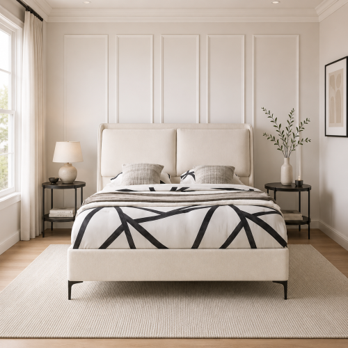 Comfort bed - beige