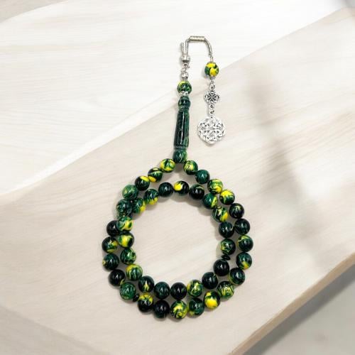 مسباح بكلايت اخضر مخلوط